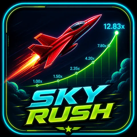 Sky Rush crash-style original tile